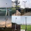 Industrial Surveillance Camera Pole with Twin Camera Support Arm - 19.6ft Security Camera Post for Roadsides Monitoring (3 Parts) - Durable & Adjustable CCTV Stand view 2
