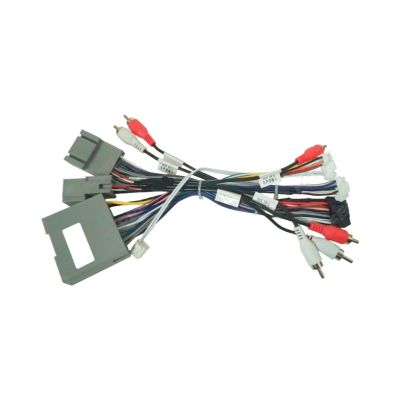 16-Pin Power Wiring Harness & Interface Kit for Ford F-150 Raptor Android Radio Car Stereo Installation Adapter with CAN Bus Protocol Box(PowerCord)