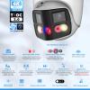 VALUCAM Dual-Lens 4K (8MP) TiOC Outdoor POE Camera - 2 x 4MP Duo 180 Panoramic Wide Angle AI Turret IP Camera, Dual Color Night, DMSS, Active Detterence, 2-Way Audio, Human/Vehicle Detection view 2
