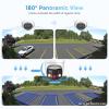 VALUCAM Dual-Lens 4K (8MP) TiOC Outdoor POE Camera - 2 x 4MP Duo 180 Panoramic Wide Angle AI Turret IP Camera, Dual Color Night, DMSS, Active Detterence, 2-Way Audio, Human/Vehicle Detection view 3