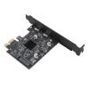 Thonlai USB 3.2, Dual Type C 10Gbps PCI Express Expansion Card for and Systems with 15PIN Power Supply Interface view 1