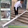Heavy-Duty Galvanized Steel Surveillance Pole with 4 Brackets - Durable Security Camera Stand for Outdoor Monitoring & Enhanced Surveillance Solutions view 4