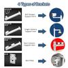 Industrial Surveillance Camera Pole with Twin Support Arms - Heavy-Duty Security Camera Post for Roadside Monitoring & Outdoor Surveillance Solutions view 4