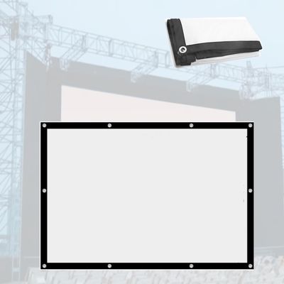 BTBZGFGNYU Outdoor Large Movie Screen Folding Projection Screen 120in 200in 300in Foldable Projector Screen, Double-Sided Projection(180"-43)