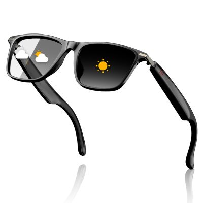 PEJE AI Smart Glasses with ChatGPT, Bluetooth Glasses Translation 45 Languages for Color-Changing Lenses, Music Playback, Calling, IP67 Waterproof for Men Women, Athletic/Outdoor/Business Meeting
