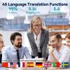 PEJE AI Smart Glasses with ChatGPT, Bluetooth Glasses Translation 45 Languages for Color-Changing Lenses, Music Playback, Calling, IP67 Waterproof for Men Women, Athletic/Outdoor/Business Meeting view 2
