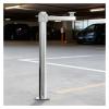 Universal 3.3-4.9ft Garage Security Camera Pole - Durable 201 Stainless Steel, All-Weather CCTV Surveillance Stand for Gun Cameras, 3in Tube Diameter, Adjustable Height view 1