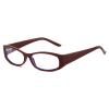 LJCZKA Oval Blue Light Blocking Glasses for Women Small Oval Y2K Frame Glasses Anti Eyestrain Computer Gaming Eyeglasses (Red) view 1