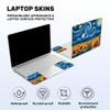 CRAFTYMELODY Laptop Skin Sticker Decal PVC Vinyl Quote Sticker Notebook PC Protector Waterproof Scratch Resistant Laptop Skin for 12.1 13 13.3 13.6 14 15 15.3 16 Inch Swirl Sky Sunflower view 4