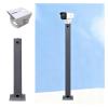Adjustable Camera Mounting Pole Camera Bracket with 1 Universal Joint, Security Camera Mount Pole Bracket, for Parking Lots/Courtyards/Wall Tops(Gray,47.2 in/120cm) view 1