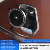 KUNGKIC for Car Headrest Tablet Holder for BMW X3 X5 X6 I20 G05 G06 G45 G60 G61 G70 Adjustable Tablet Car Mount for Back Seat Road Trip Essentials Black (Wireless Charging) view 2