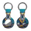 French Bulldog DJ Dog Protective Cover Compatible with AirTag Silicone Key Finder with Keychain view 1