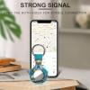 French Bulldog DJ Dog Protective Cover Compatible with AirTag Silicone Key Finder with Keychain view 4