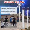 Easy to Install Camera Bracket for Outdoor, Security Camera Pole with Mounting Arms & Lightning Rod, for Construction Sites/Farms/Tourist Attractions(217in/550cm) view 3
