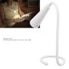 Aramox LED Gooseneck Reading Light, Stepless Dimming 3 Color Temperatures USB Rechargeable Neck Light for Home School for Reading Camping view 4