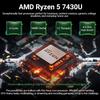 HP 17.3 Inch FHD Business Laptop with MS Office for The Web, AMD Ryzen 5 7430U (Beats Core i7-1355U), 16GB RAM, 1.5B Storage(1TB SSD + 500GB External Drive), Windows 11, WOWPC 3-in-1, No Mouse view 2