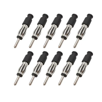10Pcs Car CD FM Radio Male Aerial Antenna Plug Soldering Type Connector Adapter for Radios Antennas