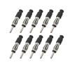 10Pcs Car CD FM Radio Male Aerial Antenna Plug Soldering Type Connector Adapter for Radios Antennas view 1