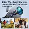 AI Smart Glasses with Camera Stabilization - 8MP POV Video Recording, Real-Time AI Translation, Smart Assistant, Dual-Mic Noise Canceling for Travel & Meetings - Anti-Blue Light, Black Frame view 2