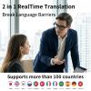AI Smart Glasses with Camera Stabilization - 8MP POV Video Recording, Real-Time AI Translation, Smart Assistant, Dual-Mic Noise Canceling for Travel & Meetings - Anti-Blue Light, Black Frame view 3