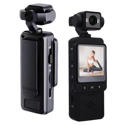 VBESTLIFE 1080P HD Body Camera, Mini Video & Audio Pocket Cam 360 Rotation Camera for Outdoor Sport, Bike, Travel, Personal Civilians