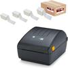 BuyRegisterRolls ZP 230 D (ZP 450 Replacement) Label Thermal Bar Code Printer | USB, Serial, and Parallel Connectivity 203 DPI Resolution | 4" x 6" Direct Thermal (2000 Fanfold Labels Included) view 1