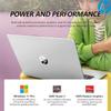 HP New 17.3 Inch FHD Business Laptop with MS Office for The Web, Powerful AMD Ryzen 5 7430U (Beats Core i7-1355U), 8GB RAM, 756GB SSD(500GB External), Windows 11, HDMI, Wi-Fi 6, WOWPC 3-in-1, No Mouse view 3