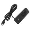 ERYUE Table Power Strip, Embedded Furniture Recessed Power Socket with Small Size for L Shaped Corner Side Table, Slotted Diameter 12.6x4.3cm, Screw Hole Distance 14cm, Line Length 2m view 2