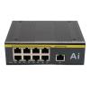 9 Ports PoE Switch, Industrial Ethernet Network Switch, 10 / 100Mbps, Metal Housing - High Protection IP40, Wide Power Input, Stable Smart City Connectivity view 1