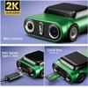 2026 New Mini Digital Camera 2K Video, Car-Shaped 0.96-Inch LCD Keychain Camera with 32GB Card & LED Light, Portable Gifts for Travel, Concert, Christmas (Purple) view 3