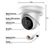 LTS 8ch PoE Security Camera System, 8-ch NVR with 2TB HDD + 4MP IP Cameras (8 Turret Cameras) view 3