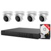 LTS 8ch PoE Security Camera System, 8-ch NVR with 2TB HDD + 4MP IP Cameras (4 Turret Cameras) view 1