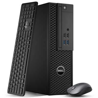 Dell Precision 3420 SFF Desktop Computer  Intel Core i5-6500 6th Gen  16GB RAM  256GB SSD  WiFi  Wireless Keyboard and Mouse  Home & Office Workstation PC  Windows 11 Pro (Renewed)