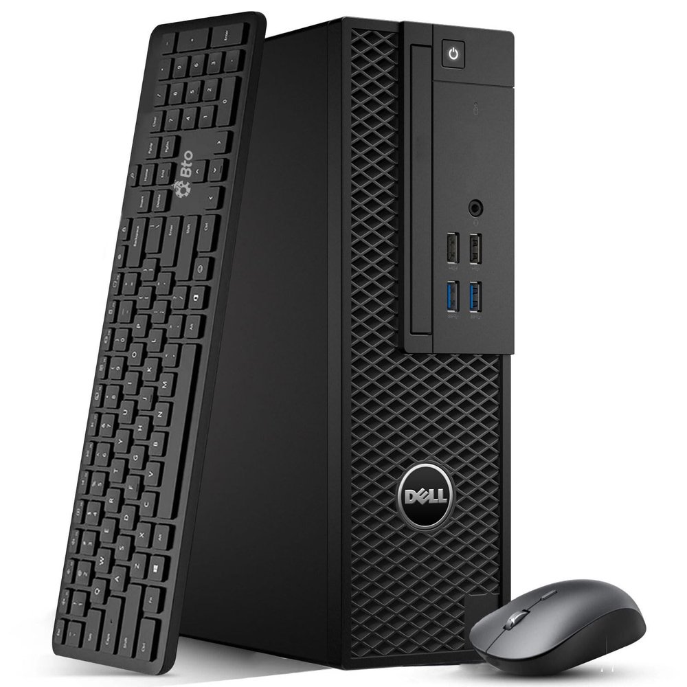Dell Precision 3420 SFF Desktop Computer  Intel Core i5-6500 6th Gen  16GB RAM  256GB SSD  WiFi  Wireless Keyboard and Mouse  Home & Office Workstation PC  Windows 11 Pro (Renewed)