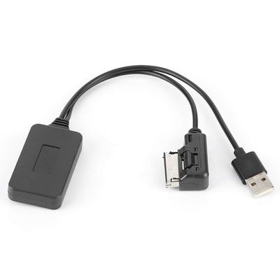 AMI MMI Bluetooth Adapter Aux Cable USB Power Supply Wireless Music Transmission for Vehicles ABS Material