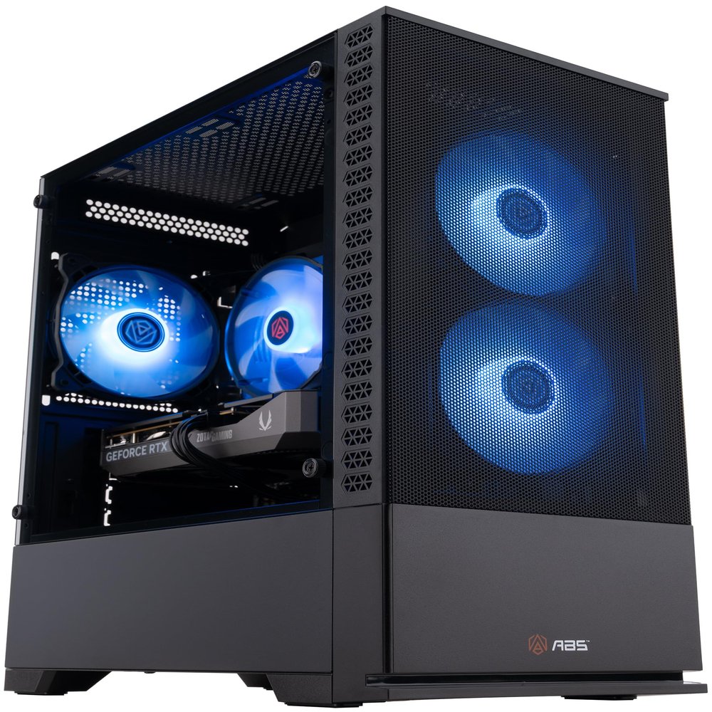 ABS Cyclone Aqua Gaming PC - Windows 11 - Intel Core i5-14400F - RTX 5060 8GB - DLSS 4 - AI-Powered Performance - 32GB DDR4 3200-1TB M.2 NVMe SSD