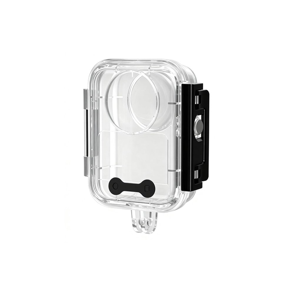 Case for DJI Osmo 360, Camera 45M Waterproof Housing, Sports Camera Transparent Tempered Glass Protective Shell 