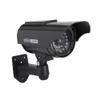 ACOGEDO Solar Powered Fake Camera Outdoor CCTV Surveillance Security Camera LED Record Internal Panel There Fake CameraDummy CameraFake Surveillance Security CameraCCTV (Black) view 2