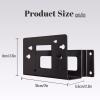 Fbyuitap Metal Mount Compatible with Dell Docking Station Wall Mount and Under Desk Mount fit for DELL WD19 WD19S UD22 WD19DCS WD25 SD25TB4 SD25 SD25TB5 WD25TB5 WD25Z WD25TB4,Power Adapter Holder view 2