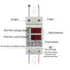 40A 63A 230V Din Rail Adjustable Over Voltage and Under Voltage Protective Device Protector Relay Over Current Protection Limit(Voltage Current,63A) view 3