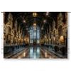 KUKUSOUL Vintage Church Backdrop Stained Glass Window Backdrop for Cathedral Building Heaven Pray Banner Basilica Baby Shower Photo Portrait Studio Prop KUBSJ222 view 1