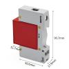 1pc AC SPD 1P Single Phase 30KA~60KA 385V House Surge Protector Protective Low-Voltage Arrester Device view 2