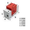 10pcs SPD DC 500V 800V 1000V 2P 20~40KA Surge Protection Protector Device Arrester Low Voltage House 2 Poles PV Photovoltaic(DC 800V) view 2