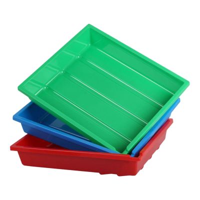 12inch Darkroom Developing Tray 36x31cm Large Format Processing Tray for 4x5 & 8x10 Film, Anti-Leak, Sturdy Accessory- 3Pcs