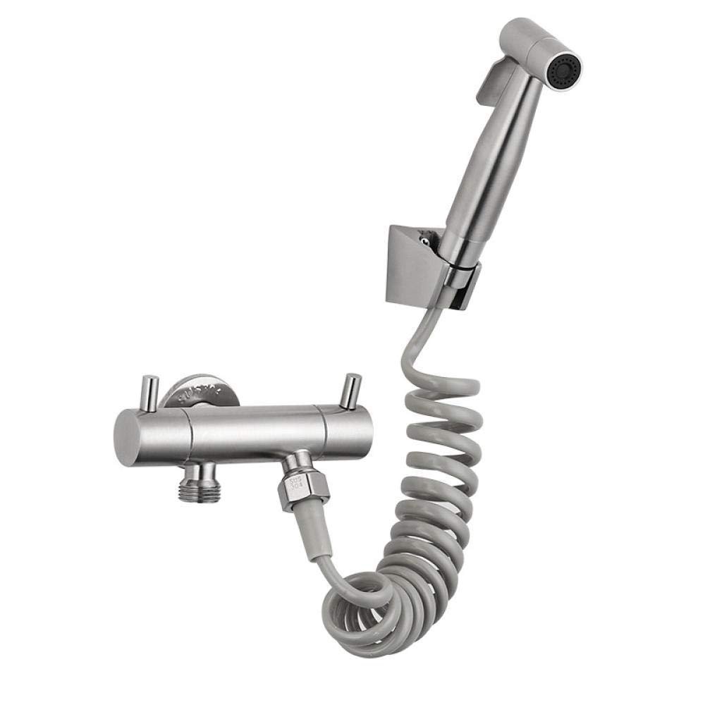 RWYRBNSL Toilet Spray Kit-Stainless Steel ToiletSprayer Spray Gun Companion Set Bathroom Wall Mounted