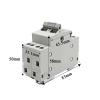 2P 40A 63A Dual Power Manual Transfer Interlock Circuit Breaker Din Rail Isolating Discounnecting Switch(63A) view 2