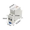 10pcs 1P+N 27mm 40A 63A 230V Din Rail Automatic Recovery Reconnect Over Voltage and Under Voltage Protective Device Protection Relay(20A) view 2