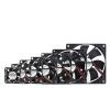 12V DC Cooling Fan 4/5/6/7/8/9/12cm 80mm 120mm Dual Ball Bearing, Industrial Case Fan for Server PC Cabinet Electronic Cooling(80X20mm 12V Ball) view 1