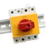 5pcs 4P PV DC 1000V 32A Din Rail Solar Rotating Handle Isolator Rotary Switch Disconnector for Solar(1000V) view 3