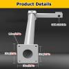 201 Stainless Steel Solar Panels/Camera Mounting Bracket Pole Rustproof, Security Camera Stand Against Wind & Snow, Commercial Surveillance Poles(100cm (39 2/5 in)) view 4